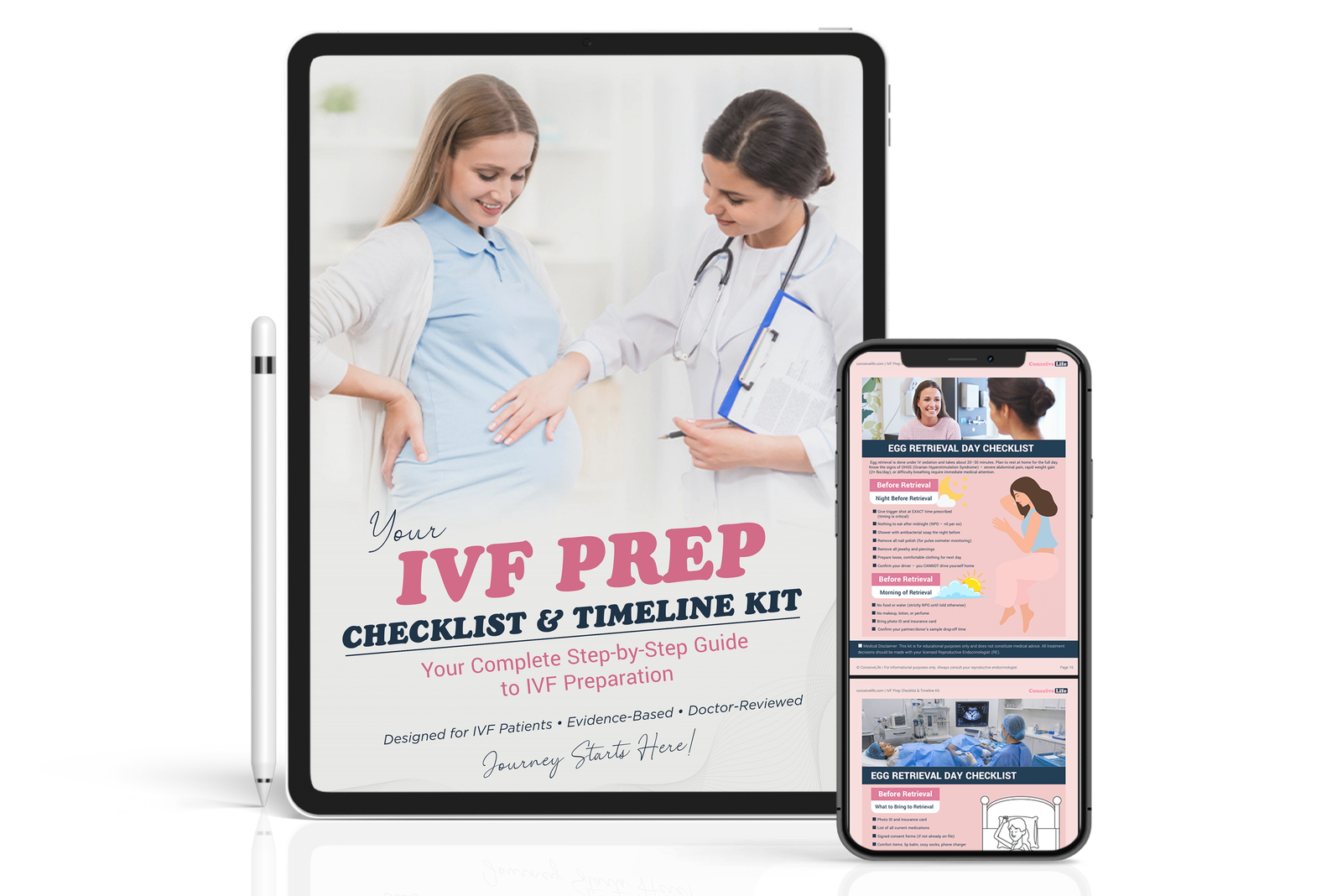 IVF Prep Checklist & Timeline Kit cover